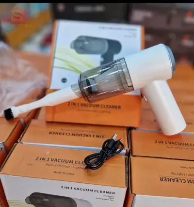 mini aspirateur souffleur 2en1