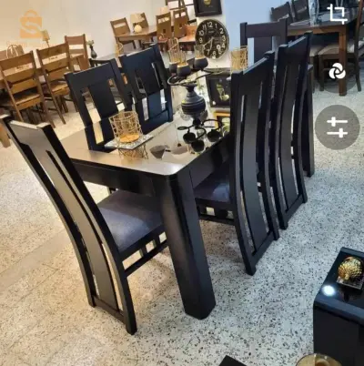 طاولة صالون عصرية من خشب الزان 👌💯💯من الورشة