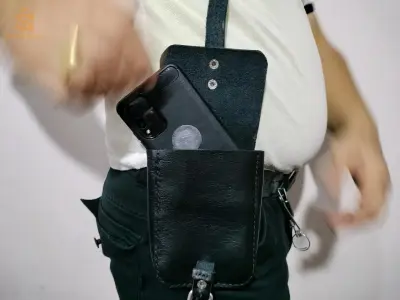 حامل الهاتف النقال في الحزام لكل انواع الهواتف المحمولة الجديدة يسهل ويساعد في حمل الهاتف النقال للطلب الإتصال الاستفسارات 0542664867