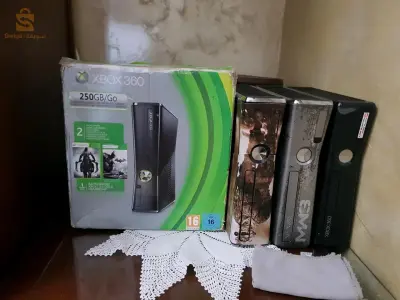 xbox360 slim flach glitch 250go 2manette