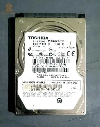 disque dur TOSHIBA320gb