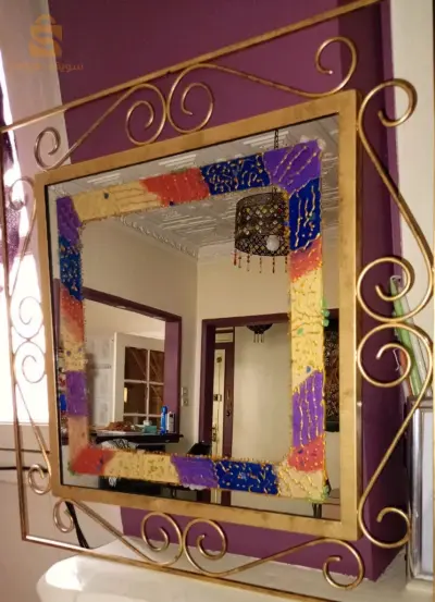 miroir déco fait main  .model unique