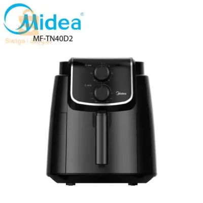 Midea MF-TN40D2 Airfryer XL, Hot Air Fryer 4L, Dual Cyclone Technology, 90% Less Fat Hot Air Fryer 1500W, 60min Timer, 200°C Temperature Control, Automatic Power Off Function, Black
اللون:
أسود
مزود الطاقة:
220-240 Volts
النوع:
Air Fryer
السعة:
4 Litres
استهلاك الطاقة:
1500