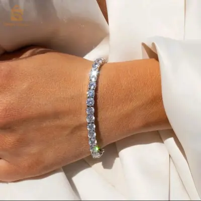 bracelet de tennis unisexe