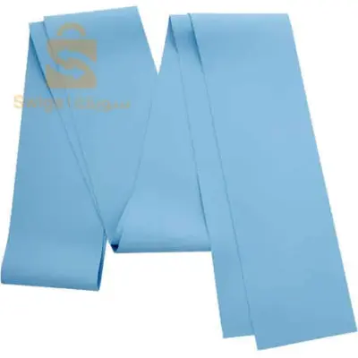 Bande élastique pilates résistance 2 kg - bleu