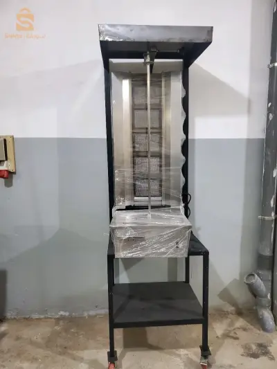 machine chawarma 5 feux 🔥  professionnel avec table de travail