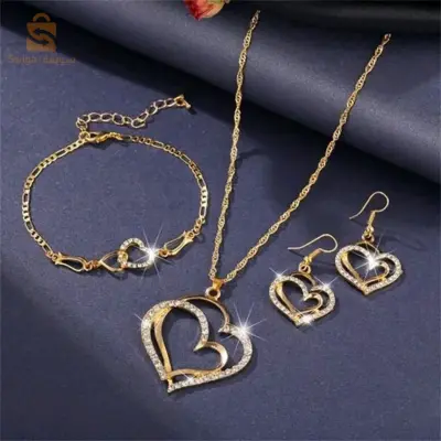 Ensemble de bijoux de luxe 4 pièces très spécial