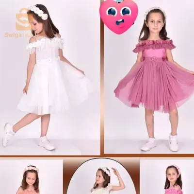 فساتين للعيد من عمر 2 سنة إلى 7