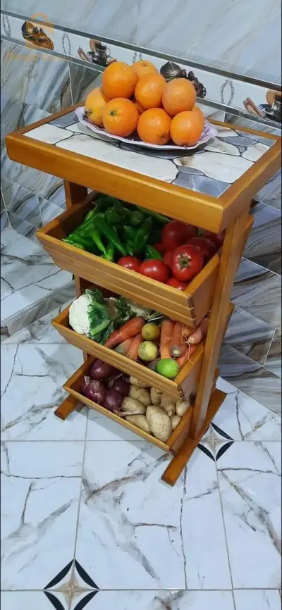 chariot lègumes Bois rouge 1er choix