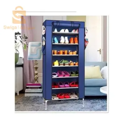 Porte Chaussures - 7 Etages - Marron حاملة و منظمة احذية 7 طوابق -بني