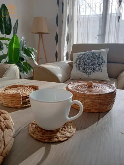 bonbonnière et set de tasse
