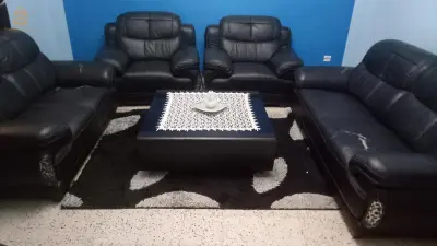 salon 7places+table basse+table TV