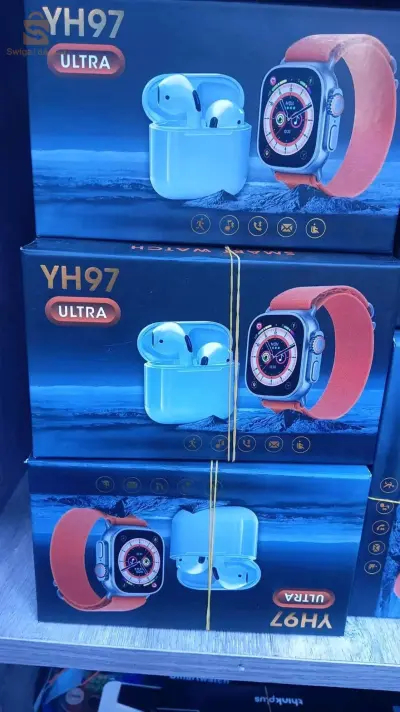 Smartwatch YH 97 la far hbaeell⌚️
(SMARTWATCH + AirPods) SÉRIE 8
Stock limité !!!
Description :
1 BRACELET
1 ÉCOUTEUR BLUETOOTH
Notifications d'appel et SMS
Compatibilité : iOS, Android
Vidéo démo en commentaire
✅ Prix : 4000da 
✅La livraison disponible :
Alger gratuite
Être wilaya : 300da
Wilaya de Sud : 700da