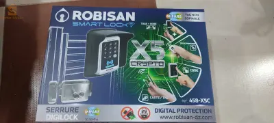 قفل كهربائي ذكي لأبواب المنازل و مختلف البنايات
robisan X5