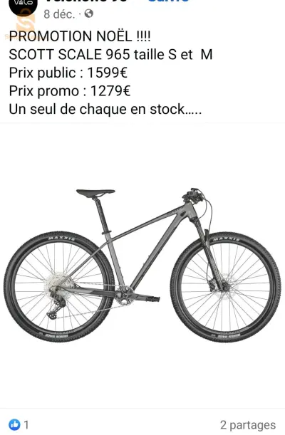vtt enduro pro scott 965 2022