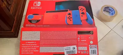 NINTENDO SWITCH MARIO ÉDITION V2 PUCE 128GB