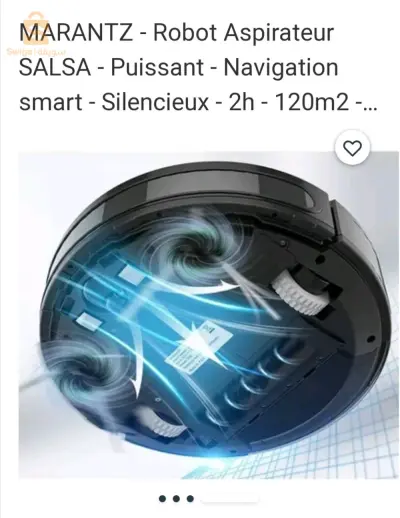 Robot aspirateur salsa marentz