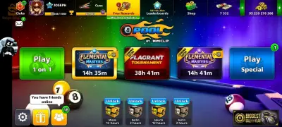 حساب بلياردو. 8ball pool