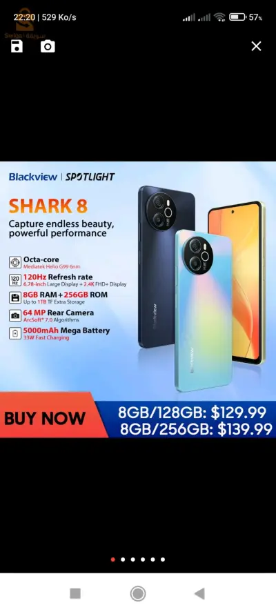shark 8 blackview