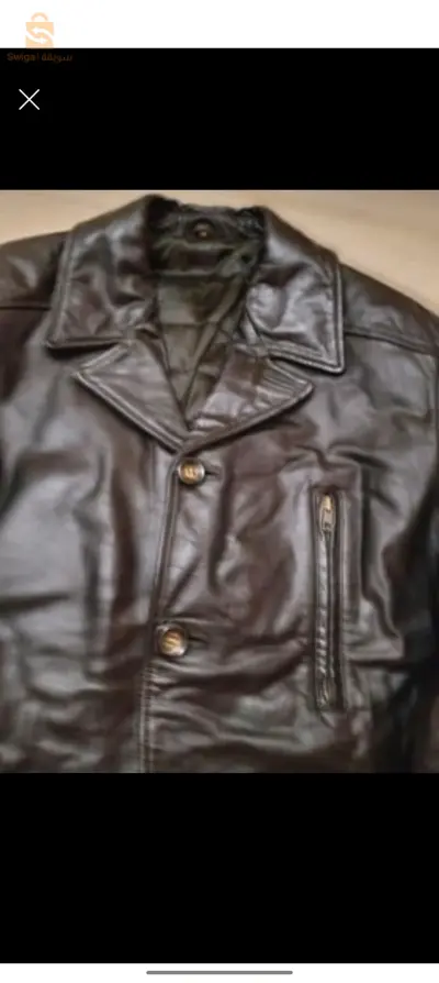 veste cuir véritable original italienne taille M/L très très bon état
