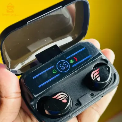 Brand Name: Damix
Model: M27
Bluetooth specification: V5.3
Battery capacity of the headset: 50mAh
Battery capacity of the charging box: 2000mAh
Transmission distance: >10-20m
Call play time: about 4-6 hours
Charging time of headset: 1.5 hours
Charging time of the charging box: 2 hours
7 days repalcement warranty