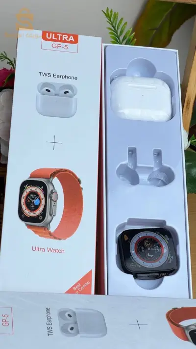 ⛔️⛔️ساعة +سماعات بلوتوث⛔️ ⛔️Ultra gp5