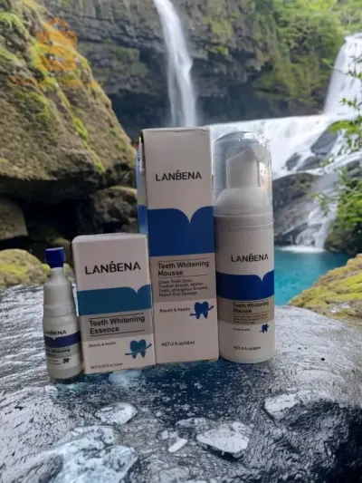باك من منتجات تبيض الاسنان من lanbena