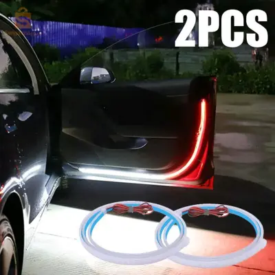 أضواء تحذيرية لباب السيارة LED ضد الاصطدام 2 قطعة$👍