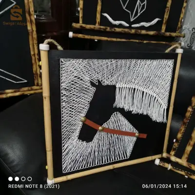 لوحات فنية 3d مسمار و خيط