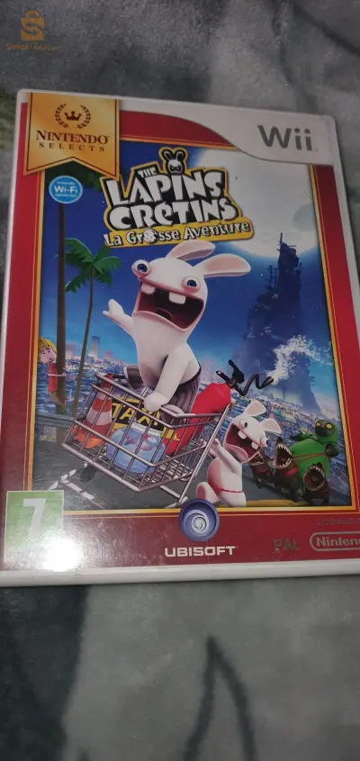 jeu wii les lapins crétins