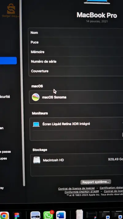 Macbook pro m1 pro 2021