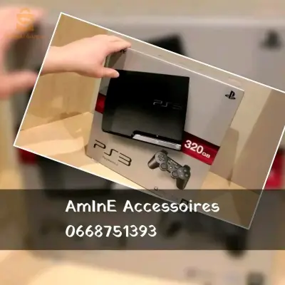 أولادك كملو العطلة؟ 🤸‍♀️
حابهم يلعبو قدام عينيك!🤹‍♀️
جبنالك #playstation3 🎮
320GB
خليهم يلعبو و ينحو على خاطرهم 🫡 
مرحبا بكم ف محلنا بالقرب من محطة النقل البري-تقرت-
AmInE Accessoires
0668751393