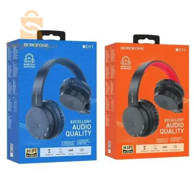 Casque bluetooth BOROFONE BO11 noir et bleu