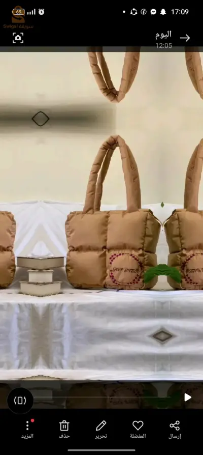 حقيبة نسائية مضادة للماء