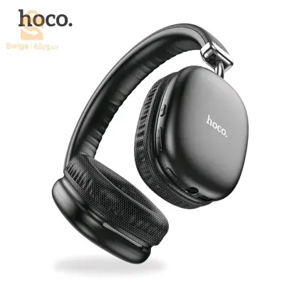 HOCO HiFi Audio Wireless Bluetooth 5.3 40MM سماعات رأس موسيقى، ألعاب، رياضة بدون استخدام اليدين مع ميكروفون يدعم بطاقة TF AUX W35$👍