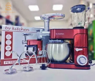 عجان وخلاط إحترافي 3في1 من By Kitchen لتحضير العجائن ومختلف الوصفات المنزلية.5.5لتر$👍