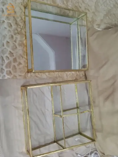 plateaux miroir et coffre
