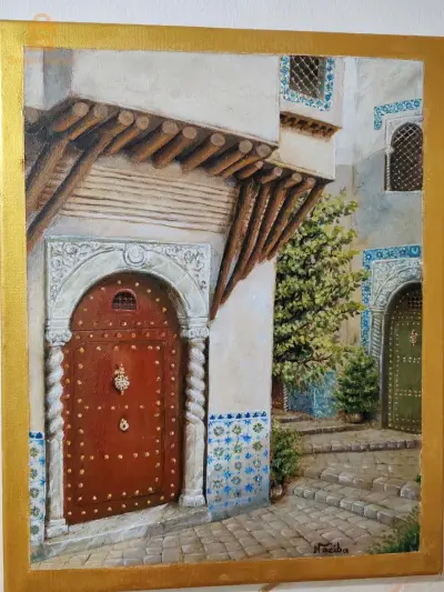لوحة فنية زيتية متقنة