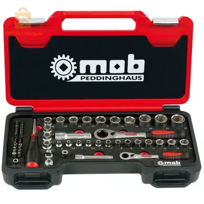 Coffret de douilles traversantes 59 pièces mixte