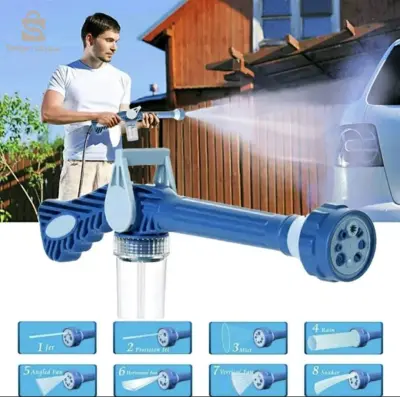 8in1 مسدس رش الماء متعدد الوظائف لغسيل السيارات$👍