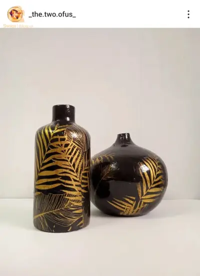 2 vases uniques