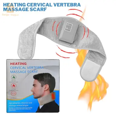 Écharpe chauffante de massage des vertèbres cervicales - وشاح المسخن لتدليك الفقرات العنقية$👍