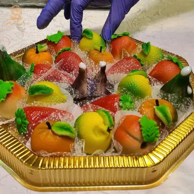 Fruits en pâte d'amande