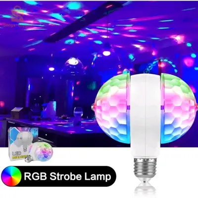 لمبة LED ذكية ملونة RGB، دوران مزدوج، متعددة الألوان$👍