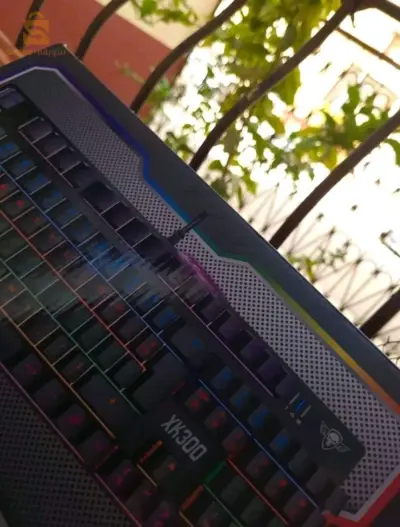 clavier mécanique bleu switch