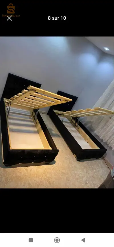 Lit Capitonnée (1place/2places) 
سرير مغلف (فردي/زوجي)