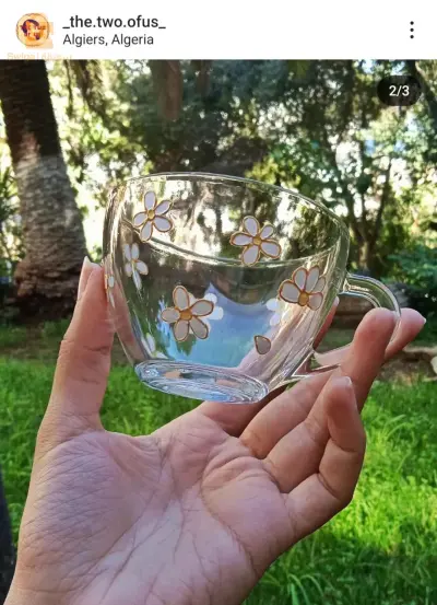 mug personnalisé dessin a la main, lavable