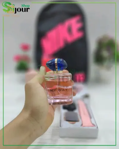 Pack 5 articles 
1_ sac au dos Nike 
2_ parfum my way
3_ deodorant my way
4_ Smart Watch t8s 
تجميعة اي واحد يقدر يشريها بسعر مناسب للجميع ✅❤️
