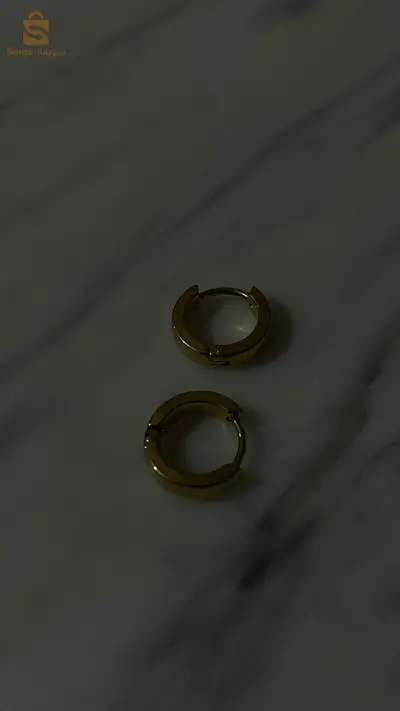boucles d'oreilles inoxydable