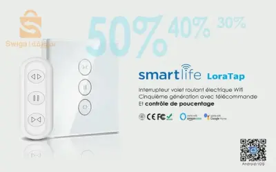 Interrupteur volet roulant connecté wifi